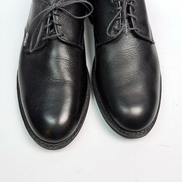 Allen Edmonds Nomad Derby Shoes Black Pebbled Leather Lace Up Plain Toe size 10B main image 5